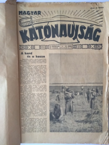 Magyar Katonaujsg II. vfolyam 27-52.szm 1939. jlius 2. -1939. december 24.