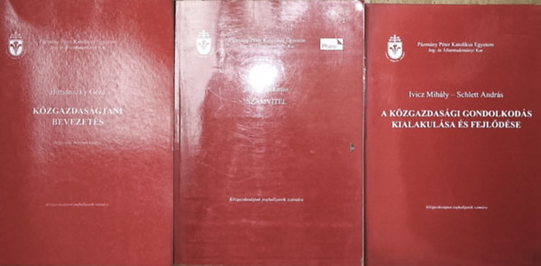 3db k�zgazdas�gtan tank�nyv - A k�zgazdas�gi gondolkod�s kialakul�sa �s fejl�d�se, Sz�mvitel, K�zgazdas�gtani bevezet�s