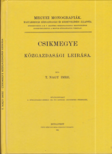 Cskmegye kzgazdasgi lersa (hasonms kiads)