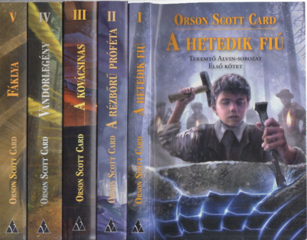 Teremt� Alvin sorozat 1-6. (A hetedik fi� - A r�zb�r� pr�f�ta - A kov�csinas - V�ndorleg�ny - F�klya - Krist�lyv�ros)
