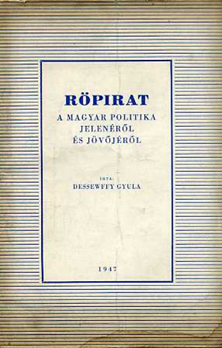 R�pirat a magyar politika jelen�r�l �s j�v�j�r�l