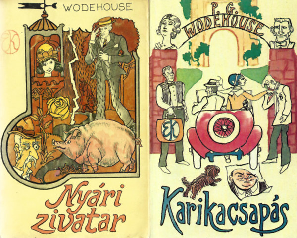 2 db k�nyv, Ny�ri zivatar, Karikacsap�s