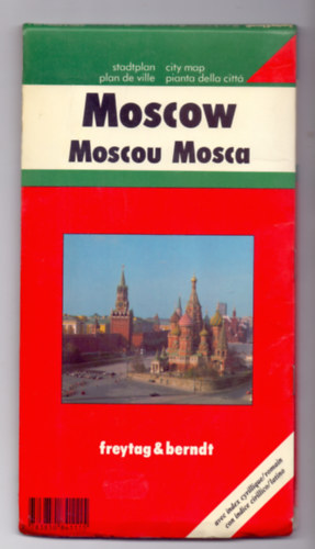 Moscow (Moscou - Mosca - Moskau - Mockba) - Stadtplan-city map-plan de ville-pianta della citt