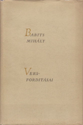 Babits Mih�ly versford�t�sai
