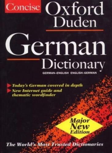 The Oxford Duden German Dictionary German-English English-German