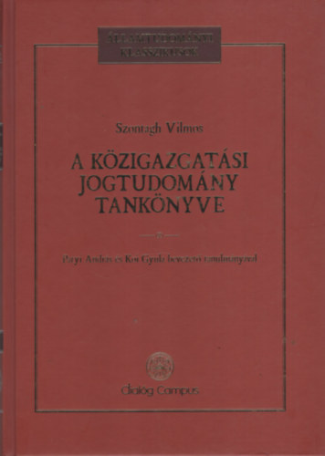 A kzigazgatsi jogtudomny tanknyve