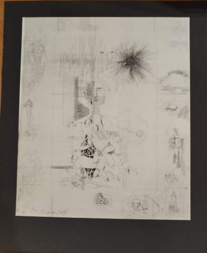 Kass J�nos al��rt, eredeti r�zkarca 1967. (Mad�ch: Az ember trag�di�j�hoz)