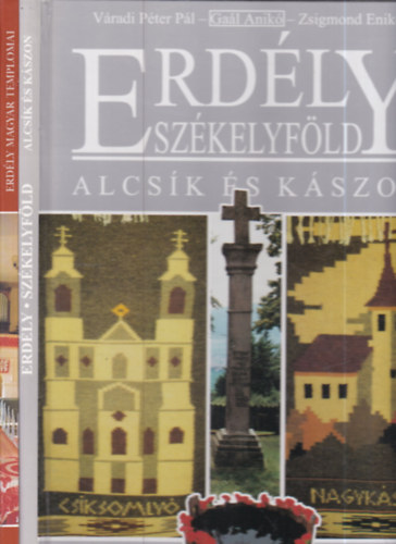 2 db. Erdly kpes album (Erdly magyar templomai: Kalotaszeg + Erdly: Szkelyfld- Alcsk s Kszon)