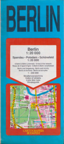 Berlin 1:20 000 (Spandau - Potsdam - Schnefeld) (tbbnyelv)