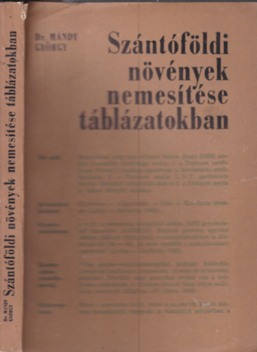 Sz�nt�f�ldi n�v�nyek nemes�t�se t�bl�zatokban