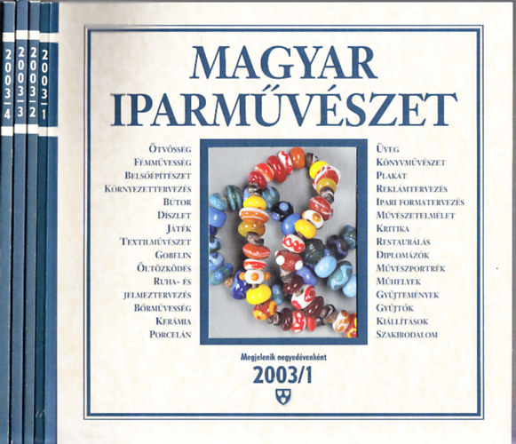 Magyar iparmvszet 2003/1-4. szm (Teljes vfolyam)