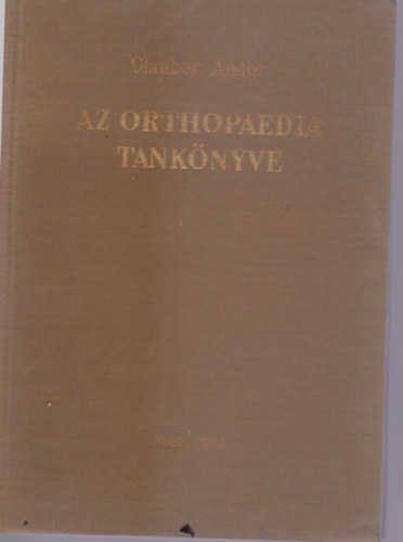 Az orthopaedia tank�nyve