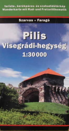 Pilis, Visegrdi-hegysg 1:30 000 Turista-, kerkpros- s szabadidtrkp