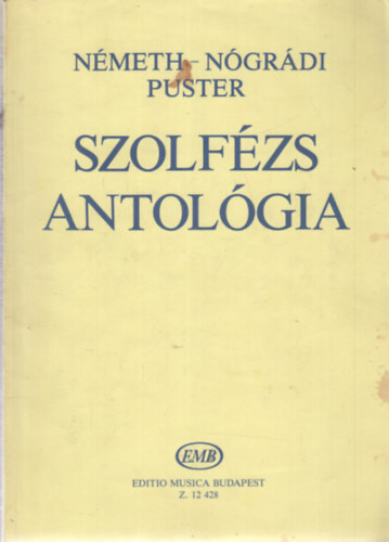 SZOLFZS ANTOLGIA        Z12428