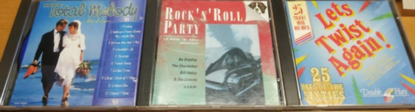 Total Melody (OS 9607) + Rock 'n' Roll Party: 14 Rock 'n' Roll Greatest (LC5225) + Lets Twist Again! (GRF122)(3 CD)