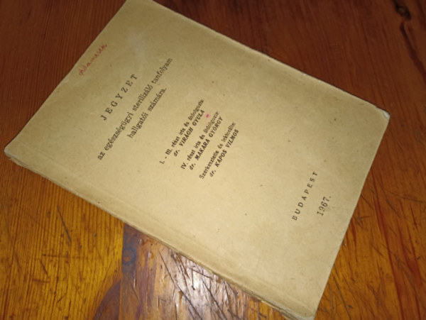 Jegyzet az eg�szs�g�gyi steriliz�l� tanfolyam hallgat�i sz�m�ra