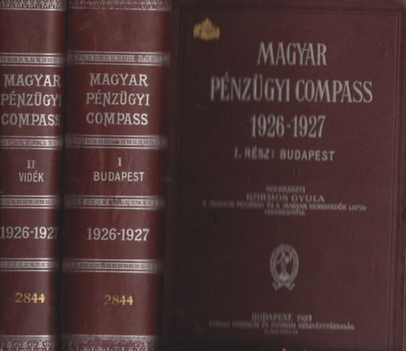 Magyar Pnzgyi Compass I-II. (1926-1927)
