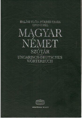 Magyar-nmet sztr (Halsz,Fldes,Uzonyi)