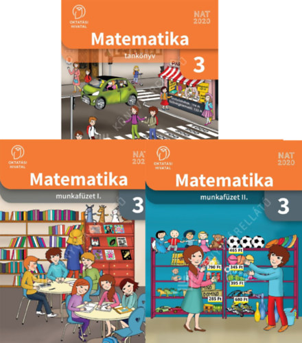 Fülöp Mária - Matematika 3. tankönyv + munkafüzet 3. I-II.