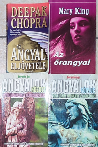 4db angyali mgival kapcsolatos knyv - Berente giAngyalok knyve; Angyalok kztt; Mary King-Az rangyal; Deepak Chopra-Az angyal eljvetele