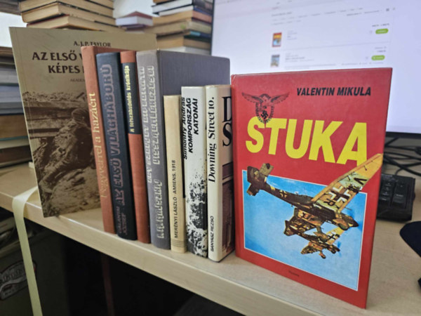 9db trtnelmi ktet, KNYVMENT ajnlat: Az els vilghbor kpes krnikja, Fegyverrel a hazrt, A felszabaduls krnikja, Az els vilghbor, Egy szovjet diplomata visszaemlkezsei, Downing Street 10., Komporszg kato