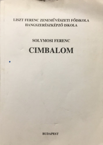 Cimbalom szakmai ismeret
