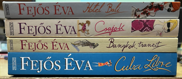 4 db Fej�s �va k�nyv: Hotel Bali, Csajok, Bangkok, tranzit, Cuba Libre