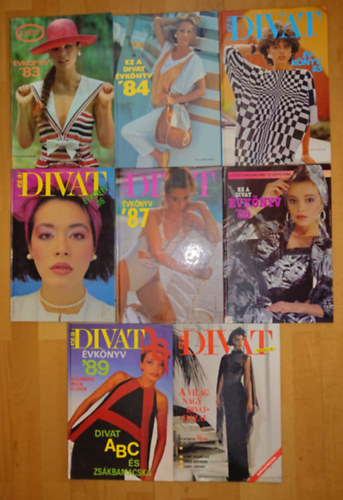 Az összes 1983 és 1990 közötti Ez a divat évkönyv: Ez a divat '83, Ez a divat '84, Ez a divat '85, Ez a divat '86, Ez a divat '87, Ez a divat '88, Ez a divat '89, Ez a divat '90
