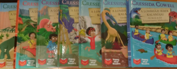 Cressida Cowell - Artful Doodlers  (illusztrci) - 7 db A Lombhzi ikrek kalandjai: Amikor az ikrek felmsztak egy Camarasaurus htra; Piknik a Spinosaurusszal; A Triceratops nyomban; Tallkozs egy rejtlyes dinoszaurusszal; A Stegosaurus megmentse