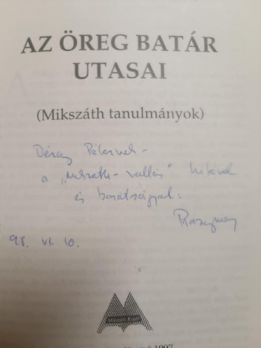 Az reg batr utasai