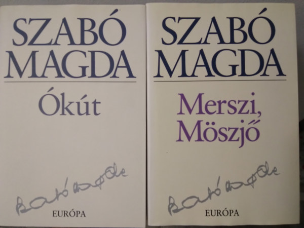 2 db Szab Magda ktet: kt + Merszi, Mszj