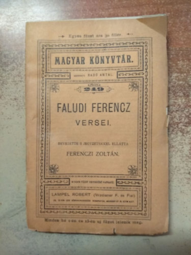 Faludi Ferencz versei