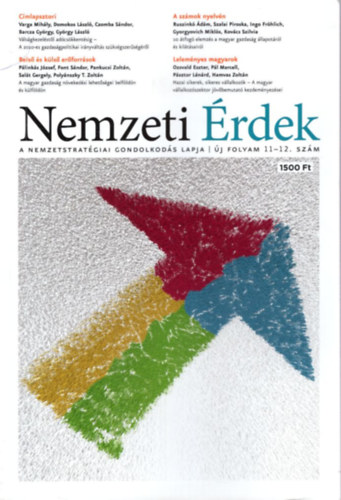 Nemzeti rdek - j  folyam 11-12.  szm 2015/1