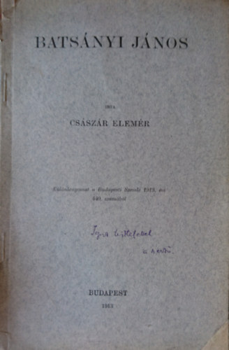 Bats�nyi J�nos
