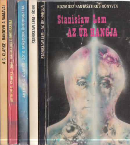 5 db. sci-fi: Randev� a R�m�val + 2061. Harmadik �rodisszeia + 2010. M�sodik �rodisszeia + �den + Az �r hangja