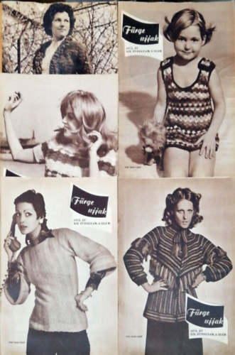 5 db frge ujjak magazin: 1975/2-6. szm