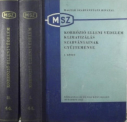 Korr�zi� elleni v�delem klimatiz�l�s szabv�nyainak gy�jtem�nye I-II.