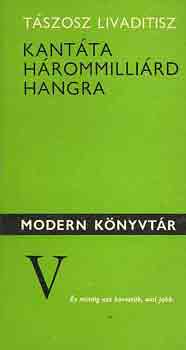 Tszosz Livaditisz - Kantta hrommillird hangra (Modern Knyvtr)