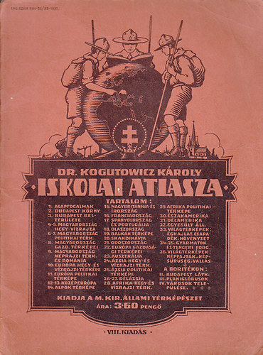 Dr. Kogutowicz Kroly iskolai atlasza