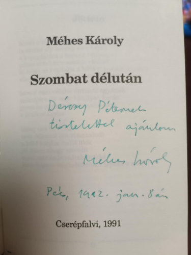 Szombat dlutn ( versek )