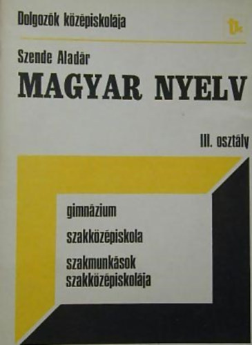 Magyar nyelv III. 11 o.