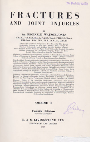 Fractures and Joint injuries I-II