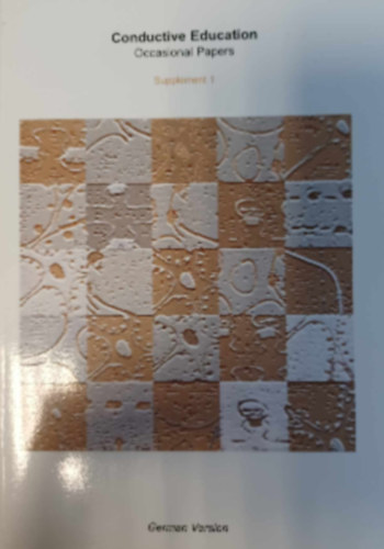 Conductive Education - Occasional Papers  - Supplement 1