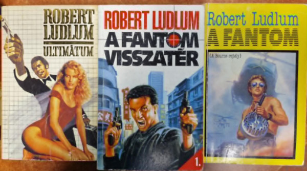 3 Bourne trtnet 5 ktetben: A fantom (A Bourne-rejtly) + A Fantom visszatr 1.-2. + A Fantom ultimtuma 1.-2.