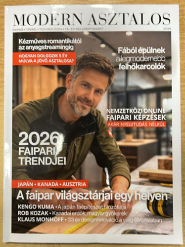 Modern Asztalos 2026 - Faipar, trend, technol�gia, fa- �s bels��p�t�szet