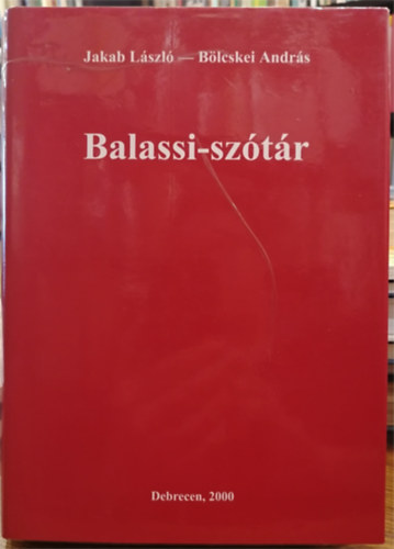Jakab Lszl-Blcskei Andrs - Balassi-sztr