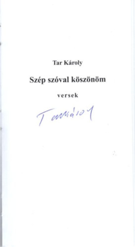 Szp szval ksznm - versek - dediklt