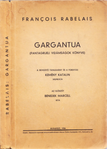 Gargantua (pantagrueli vidmsgok knyve)