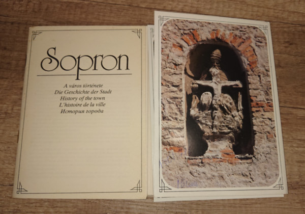Sopron - A vros trtnete (4 nyelv kiadvny kpeslapokkal)