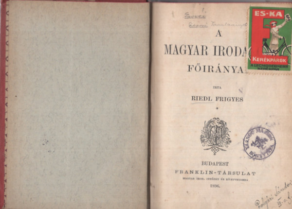 A magyar irodalom firnyai